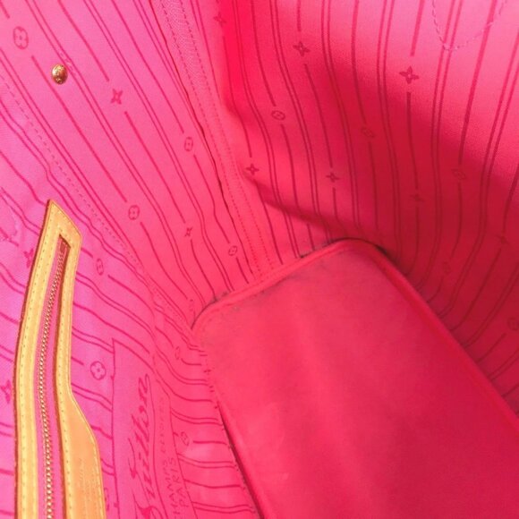 LOUIS VUITTON M48613 Monogram Rose Neverfull MM Shoulder Bag Tote Bag - Picture 11 of 14